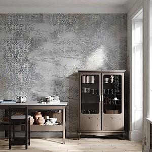 Трафарет - Асатур безшовный - Фотография интерьере 1