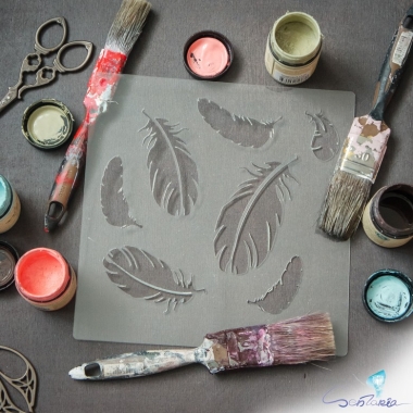 Трафарет - Ловец снов перья