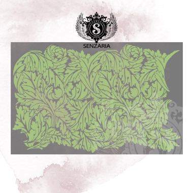 Трафарет - Геральдические листья