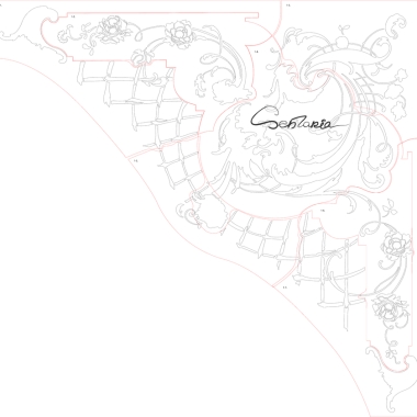 Трафарет - Барокко Трафарет - Барокко